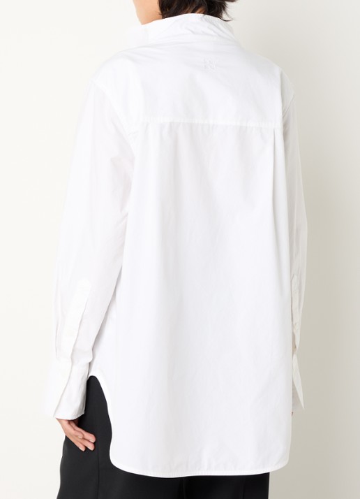 Day Birger et Mikkelsen Daylois blouse met asymmetrische zoom - achterkant 3 wit