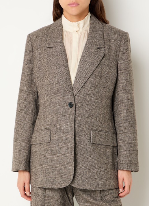 Day Birger et Mikkelsen Wales blazer met split en ruitdessin