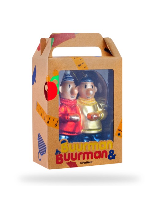 De Ballen Uit Buurman & Buurman kersthanger 12 cm - detail 3 rood