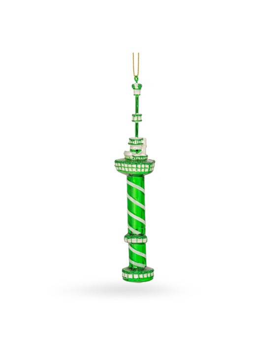De Ballen Uit Euromast kersthanger 17 cm - voorkant groen