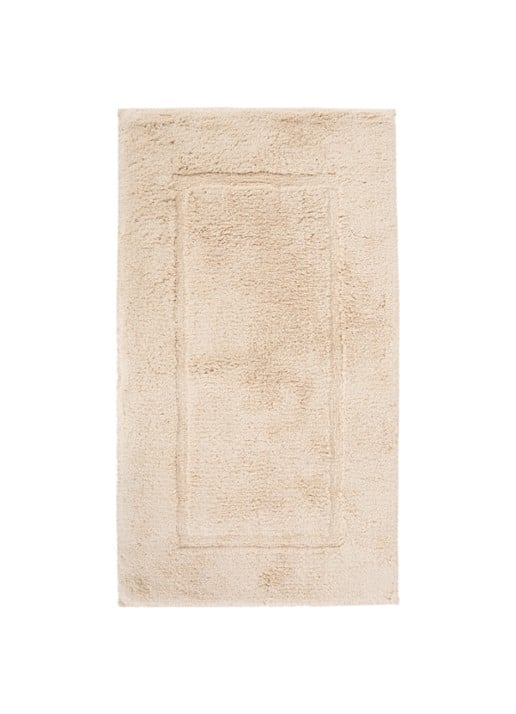 de Bijenkorf Home Badmat van  katoen - voorkant beige