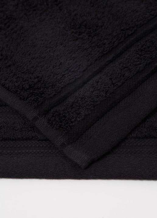 de Bijenkorf Home Evolution gastendoek - 580 gr/m2 - 30 x 50 cm - detail 2 zwart