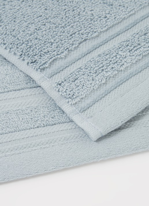 de Bijenkorf Home Evolution gastendoek - 580 gr/m2 - 30 x 50 cm - detail 2 lichtblauw