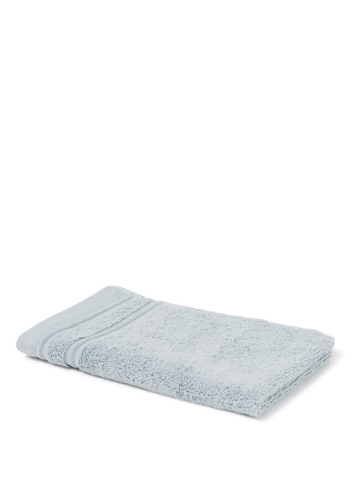 de Bijenkorf Home Evolution gastendoek - 580 gr/m2 - 30 x 50 cm - voorkant 3 lichtblauw