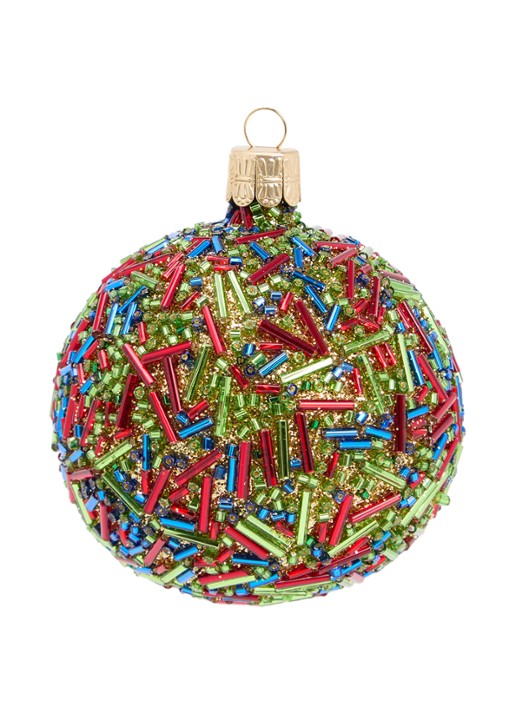 de Bijenkorf Home Hagel kerstbal 8 cm
