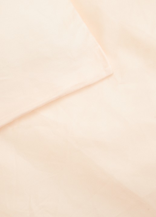 de Bijenkorf Home   katoensatijn dekbedovertrekset 400TC - inclusief kussenslopen - detail 3 roze