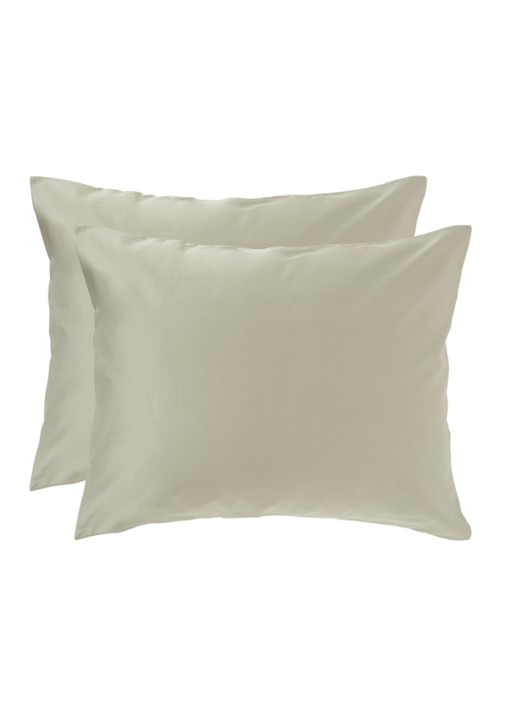 de Bijenkorf Home Kussensloop van  katoensatijn 300TC in 2-pack