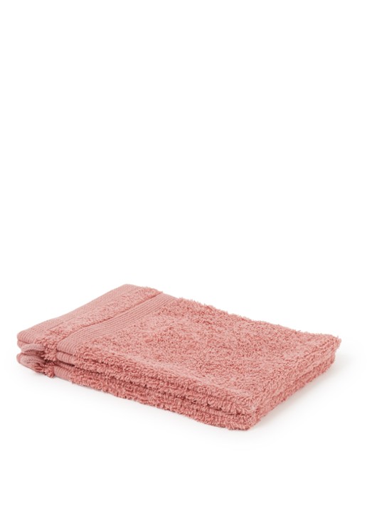 de Bijenkorf Home Softness washand - 600 gr/m2 - 16 x 21 cm set van 2