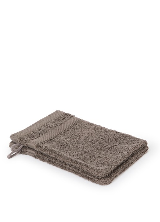 de Bijenkorf Home Softness washand - 600 gr/m2 - 16 x 21 cm set van 2