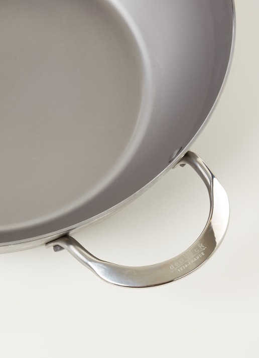 De Buyer Mineral B wokpan Ø32 cm - detail 3 grijs