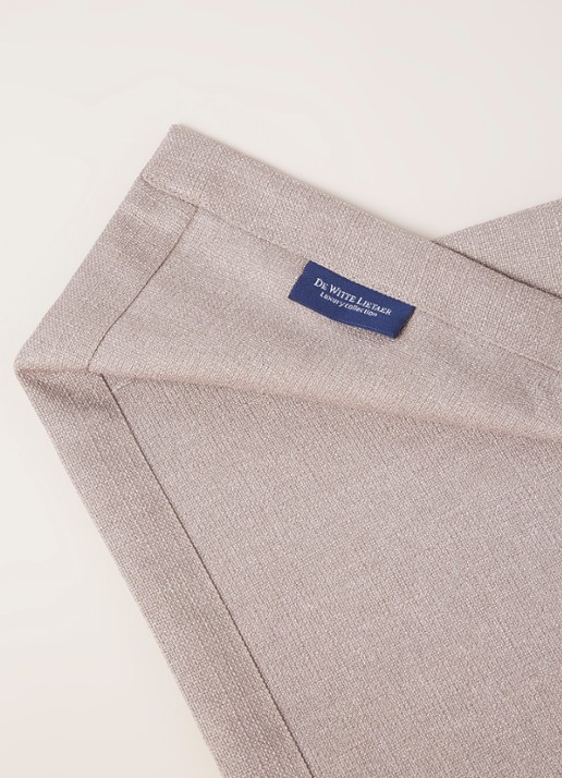 De Witte Lietaer Gibson tafelkleed 220 x 145 cm - detail 3 taupe