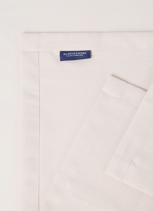 De Witte Lietaer Gibson tafelloper 145 x 50 cm - detail beige