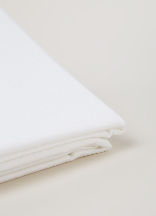 De Witte Lietaer Luna-a tafelkleed van katoen 350 x 160 cm - detail 3 wit