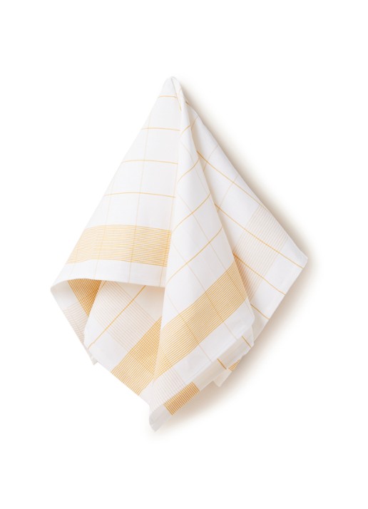De Witte Lietaer Mixte glazendoek in linnenblend 70 x 66 cm