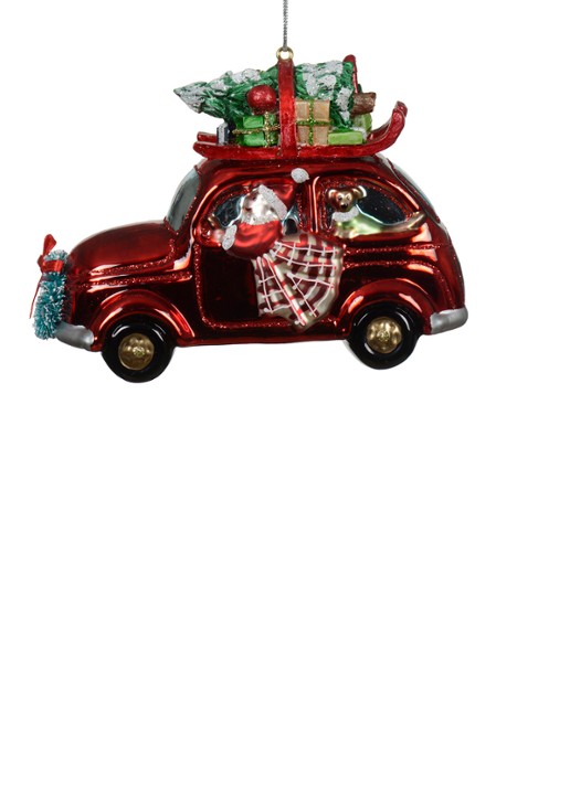 Decoris Auto kersthanger 9,50 cm