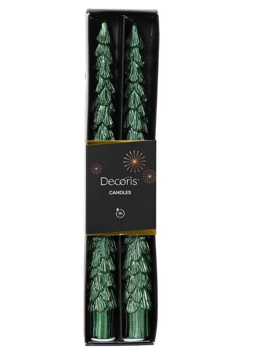 Decoris Dinerkaars 25 cm set van 2