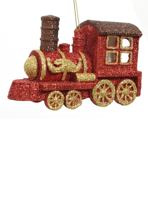 Decoris Trein kersthanger 12,5 cm
