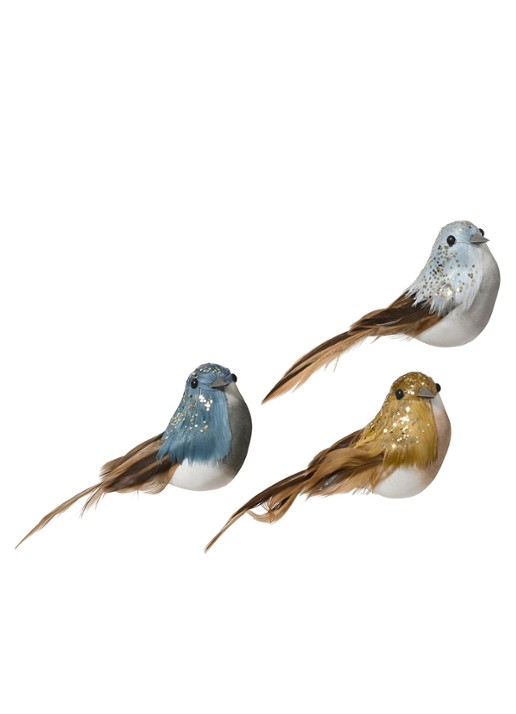 Decoris Vogel ornament 11 cm
