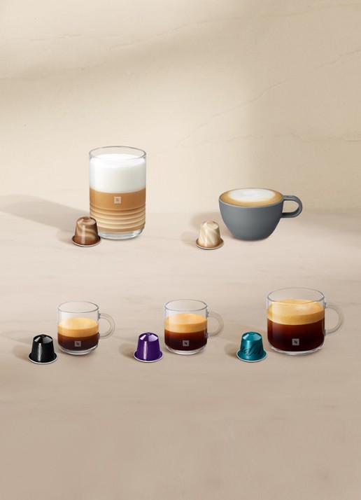 DeLonghi Nespresso Lattissima One EVO koffiemachine EN510.W - voorkant 3 wit