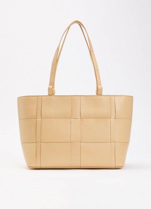 DeMellier The Florence shopper van leer