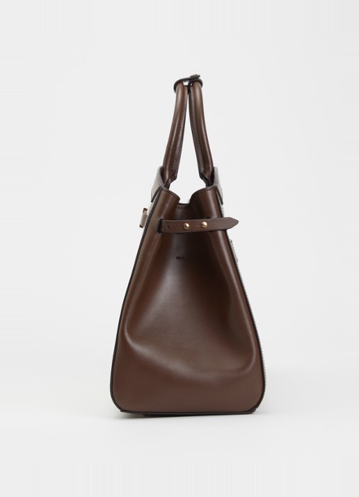 DeMellier The Hudson handtas van canvas - detail 5 creme