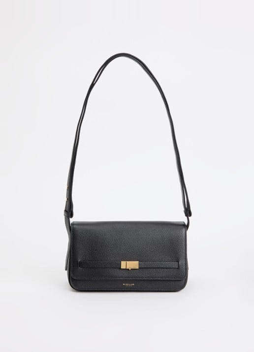 DeMellier The New York crossbodytas van leer met verstelbare schouderriem