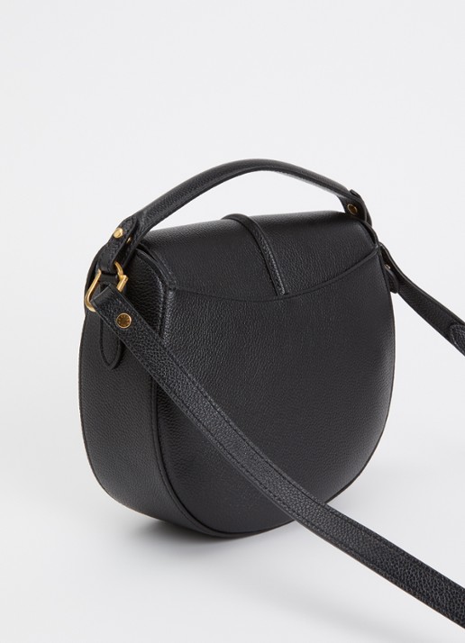 DeMellier The Siena crossbodytas van leer - achterkant 3 zwart