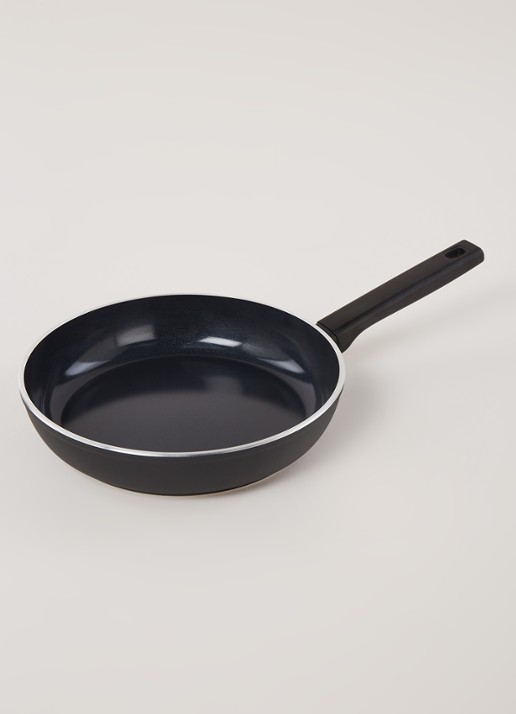 Demeyere Alu Comfort 3 koekenpan Ø24 cm - voorkant 2 zwart