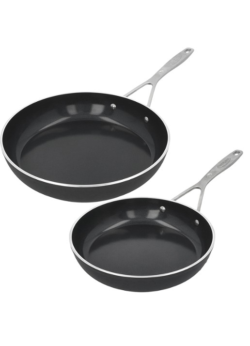 Demeyere Alu Industry 3 Ceraforce koekenpannenset 24 + 28 cm
