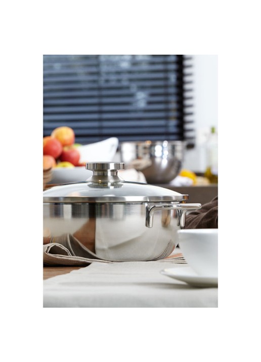 Demeyere Apollo 7 braadpan Ø28 cm - voorkant 3 zilver