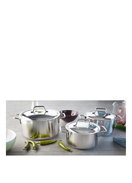 Demeyere Apollo 7 kookpan Ø18 cm - voorkant 3 zilver