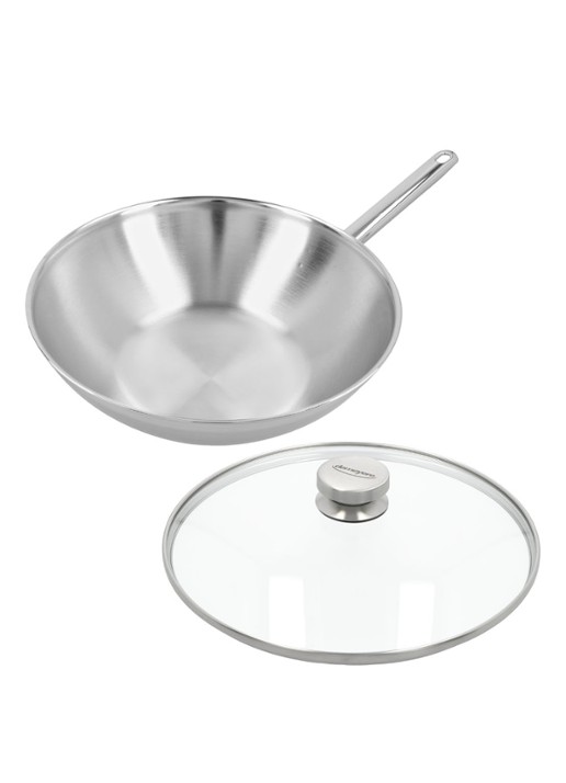 Demeyere Apollo 7 Wokpan 30 cm met glasdeksel