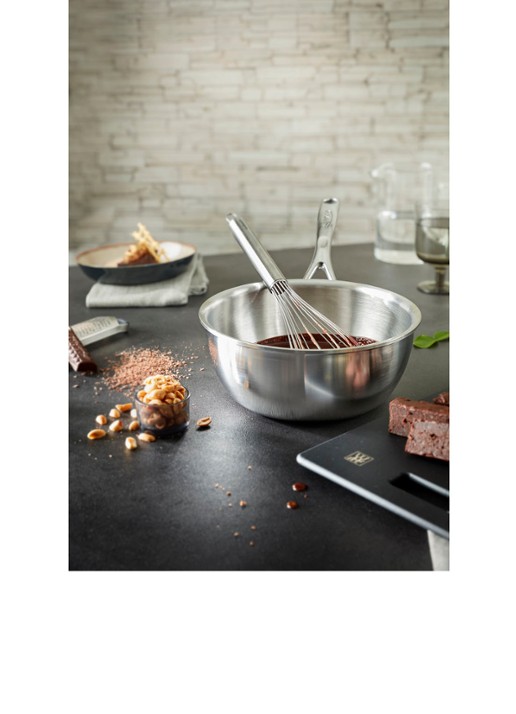 Demeyere Atlantis 7 conische steelpan Ø18 cm - voorkant 3 zilver