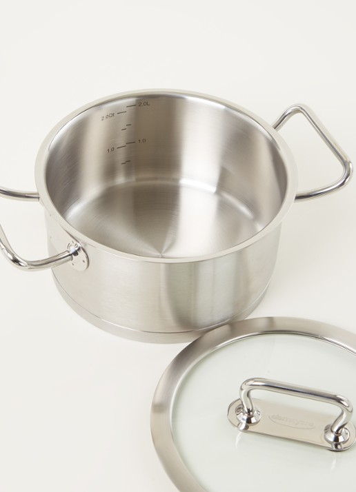 Demeyere Diverto 3 kookpan Ø18 cm - detail 3 zilver