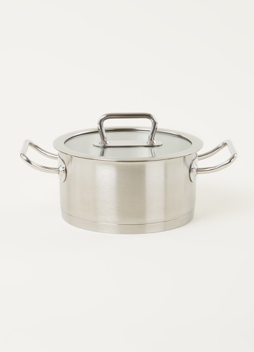 Demeyere Diverto 3 kookpan Ø18 cm - voorkant 2 zilver