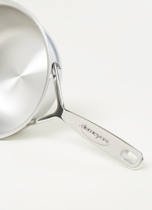 Demeyere Intense 5 conische sauteuse Ø18 cm - detail zilver