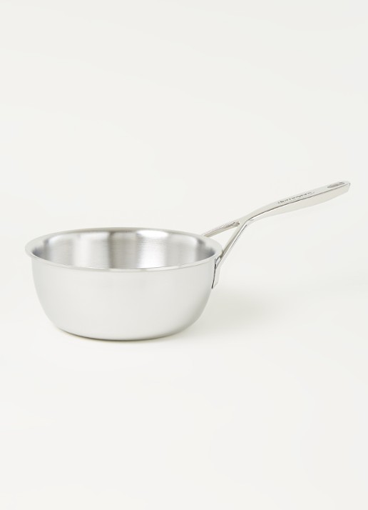 Demeyere Intense 5 conische sauteuse Ø18 cm - voorkant 3 zilver
