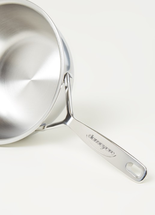 Demeyere Intense 5 conische sauteuse Ø20 cm - detail zilver