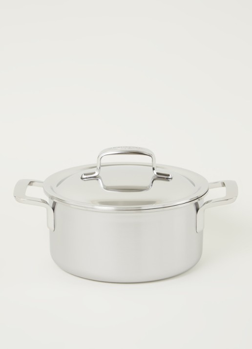 Demeyere Intense 5 kookpan Ø18 cm - voorkant 3 zilver