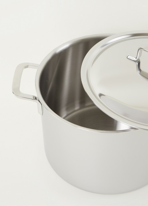 Demeyere Intense 5 soeppan Ø24 cm - detail zilver