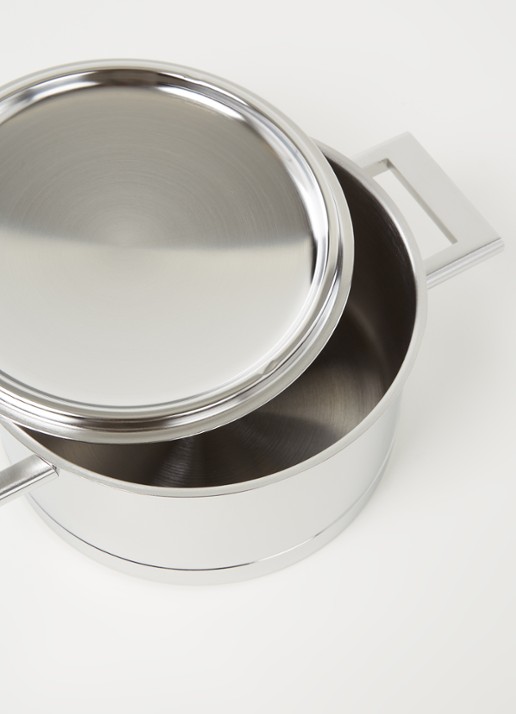 Demeyere John Pawson 7 kookpan 18 cm  - detail zilver