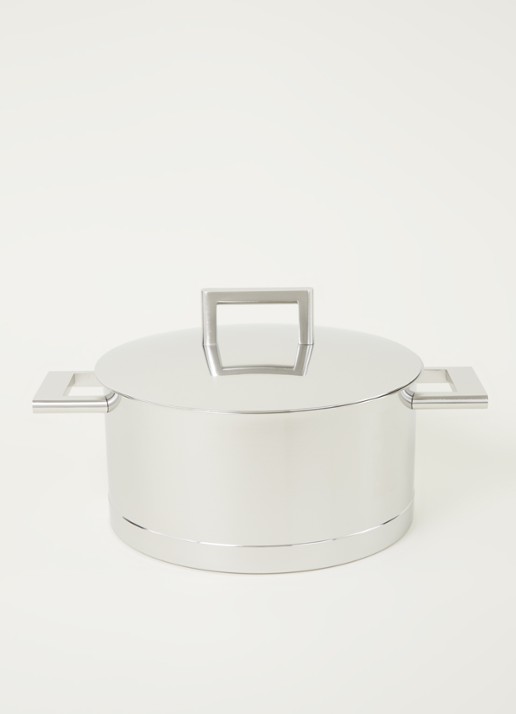 Demeyere John Pawson 7 kookpan Ø22 cm - voorkant 2 zilver