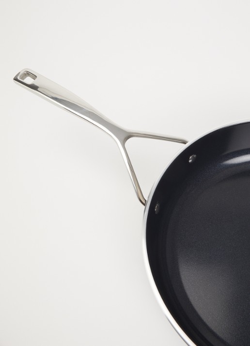 Demeyere Koekenpan 28 cm - voorkant 2 zwart