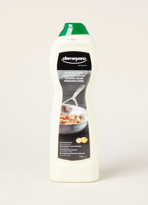 Demeyere Niet-schurende crème voor roestvrij staal 750 ml - voorkant 2 creme