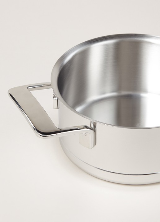 Demeyere Silver kookpan Ø16 cm - detail roestvrijstaal