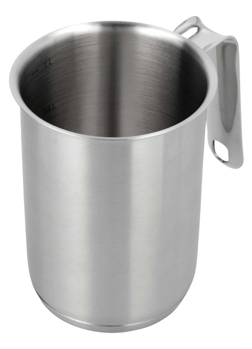 Demeyere Specialties 3 Hoog sauspotje 10 cm - voorkant 4 zilver