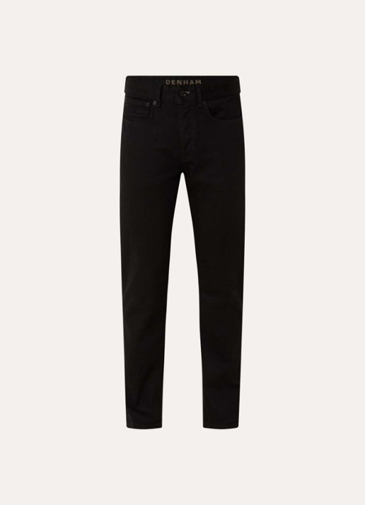 Denham Razor slim fit jeans met gekleurde wassing - voorkant 2 zwart