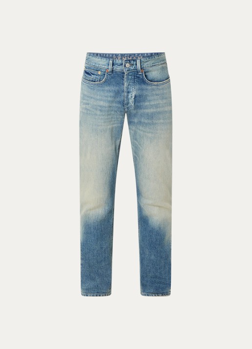 Denham Razor slim fit jeans met medium wassing - voorkant indigo