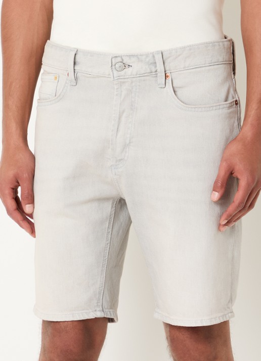Denham Ridge straight fit korte broek van denim