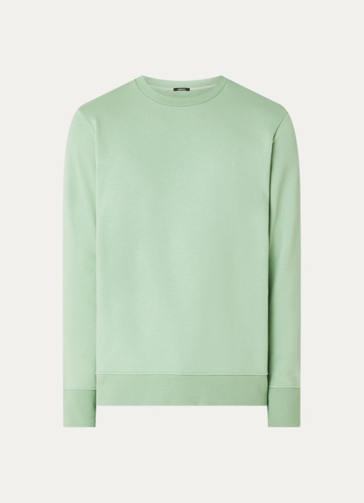 Denham Scissor sweater met logoborduring